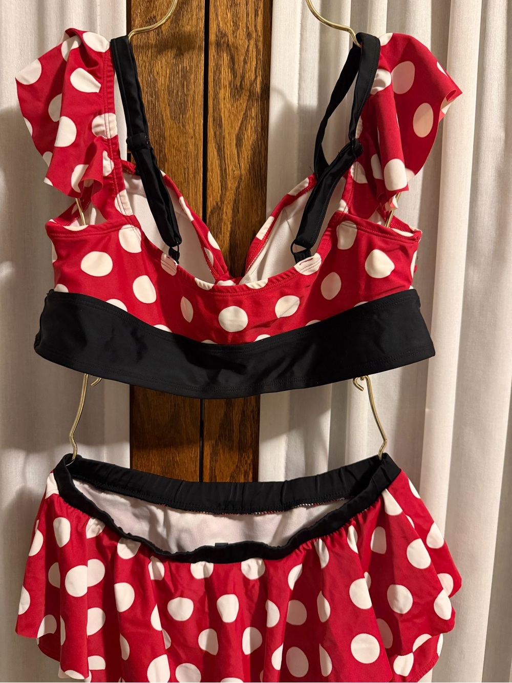 Torrid x Disney Limited Edition Minnie Mouse Red Polka Dot 2-Piece Swimsuit - Picture 8 of 15